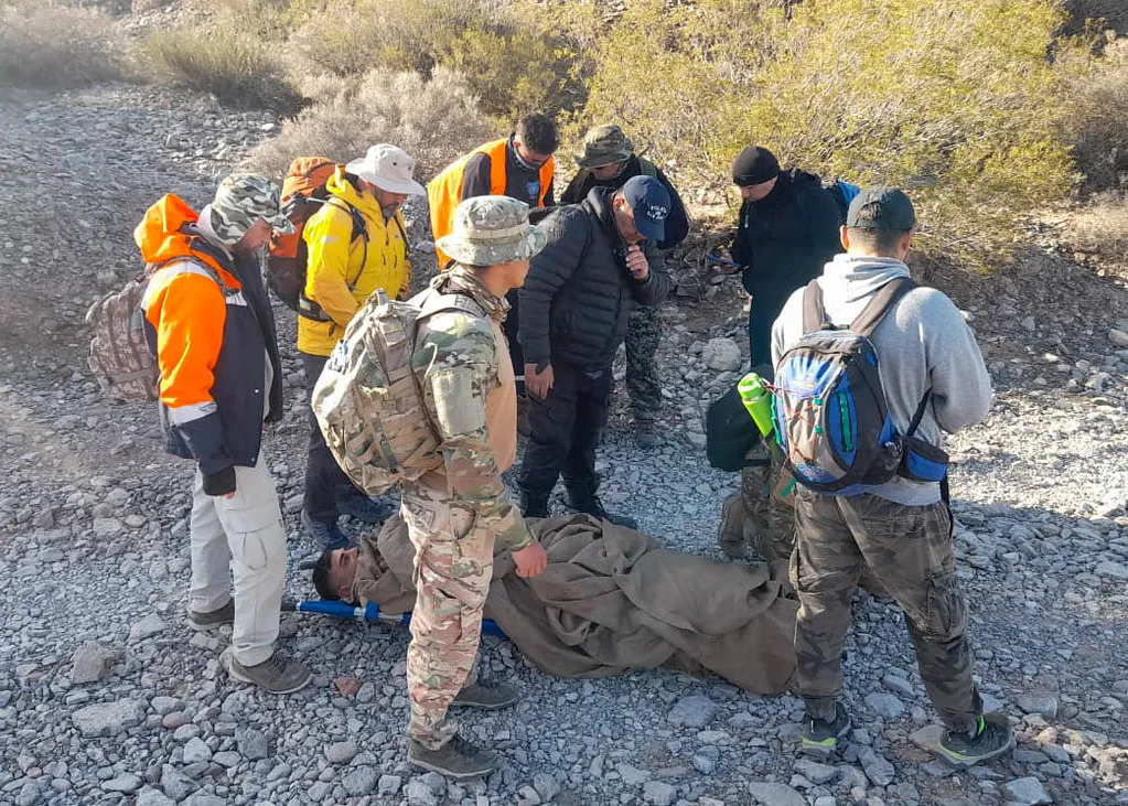 rescate en la montaña salud