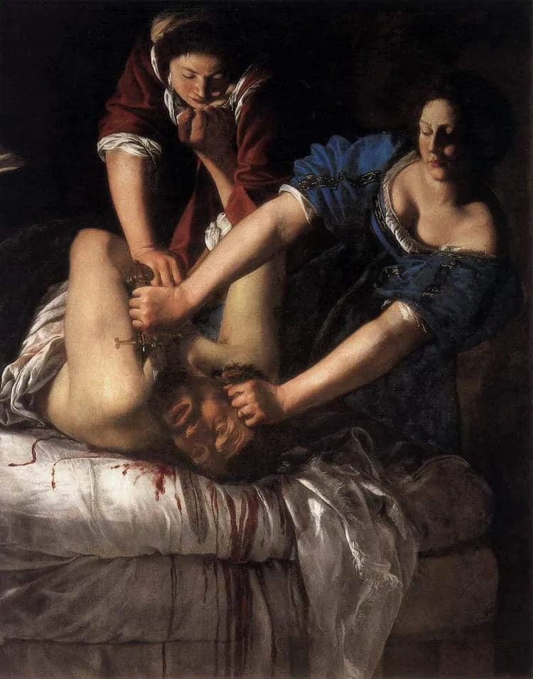 artemisia-gentileschi-judith-beheading-holofernes-famous-baroque-paintings-3